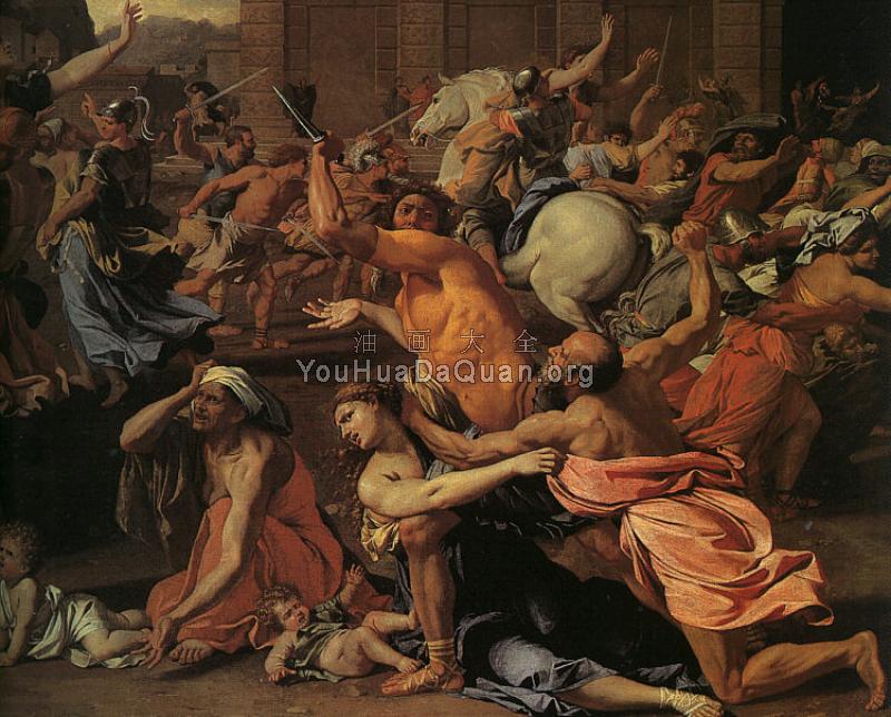 The Rape of the Sabine Women - 尼古拉斯·普桑